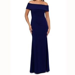 Betsy & Adam. Off the Shoulder‎ Gown.